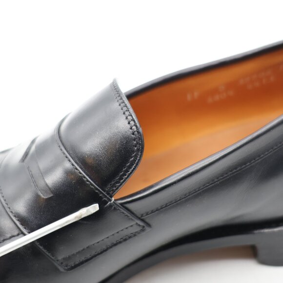 Allen Edmonds Glasgow Men's Suze 11 D Dress Loafers Black Leather Shoes USA - Picture 14 of 16